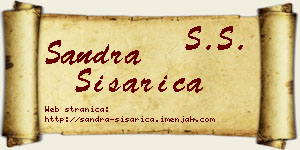 Sandra Šišarica vizit kartica